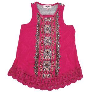 RnB Girls | Girl's Tank Top | Pink | Large